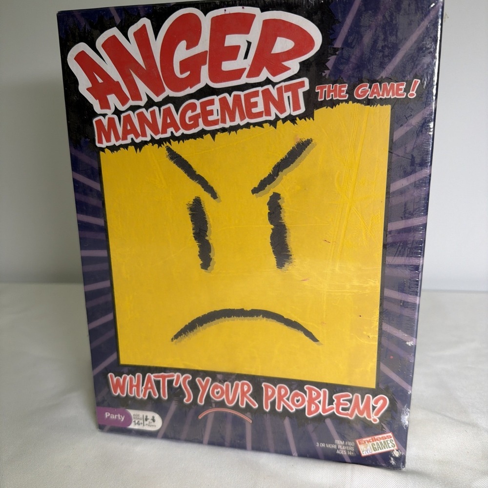 ANGER MANAGEMENT THE GAME! Party Game New Factory Sealed 2012 Endless Games